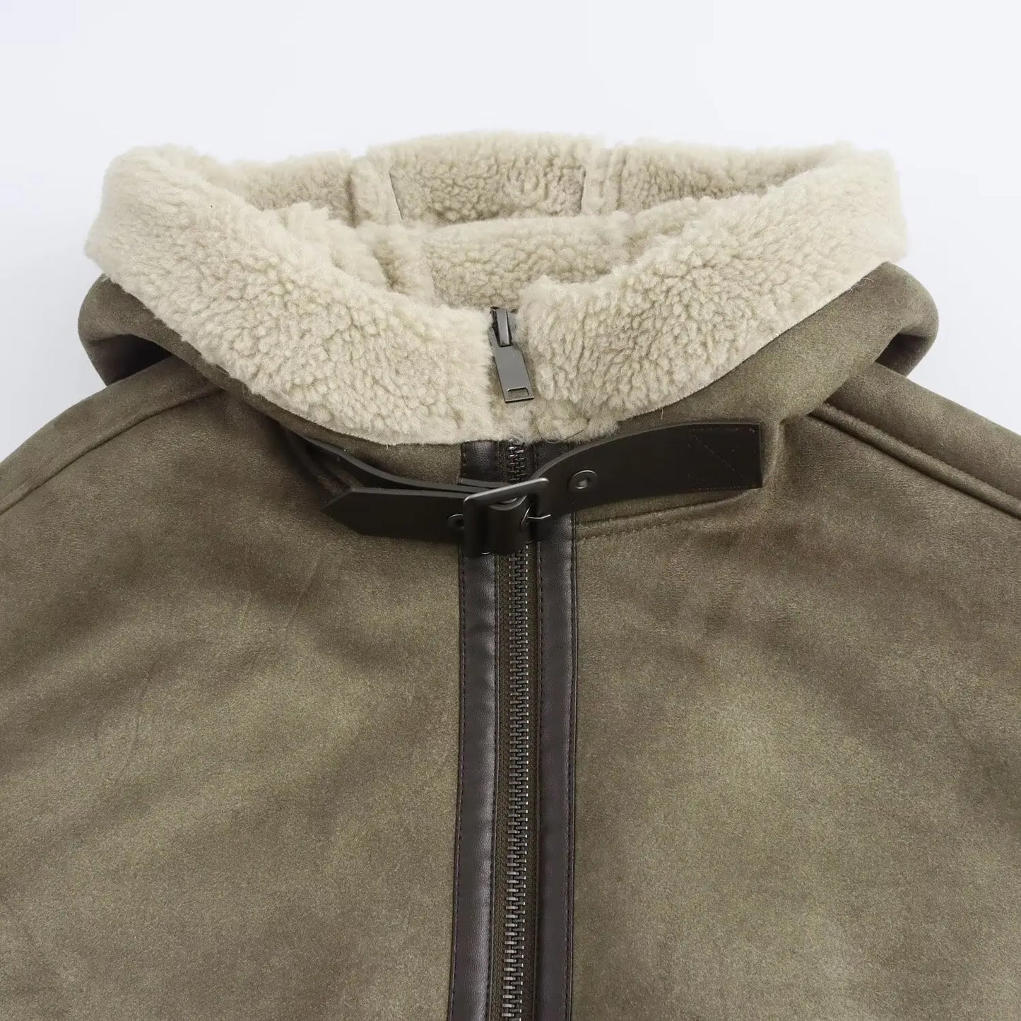 Hooded Winter Jacket – Women's Padded Coat With Zip Up Fleece Outerwear