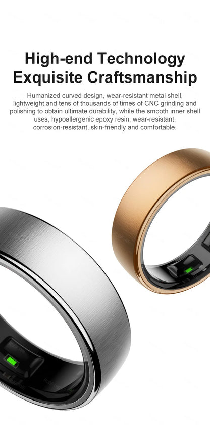 R10 Monitoring Ring For Galaxy Qring Heart Rate Monitor More Precise Stainless Steel Wireless Charger Products 2025 New Couples