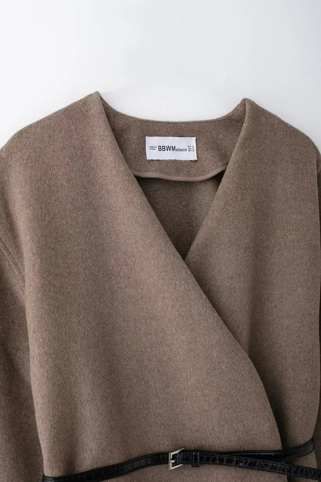 Women's Autumn Coat - Belted Winter Jacket With Soft Top Outerwear, Elegant Casual Style