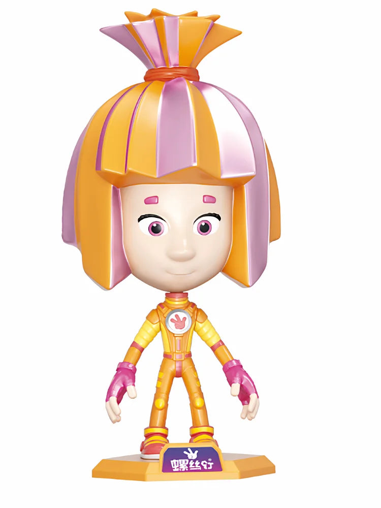 The Fixies Simka Nolik Fire Action Figure Transforming Toy with Storage Design Cartoon Figure Collection Toy Kid Birthday Gift