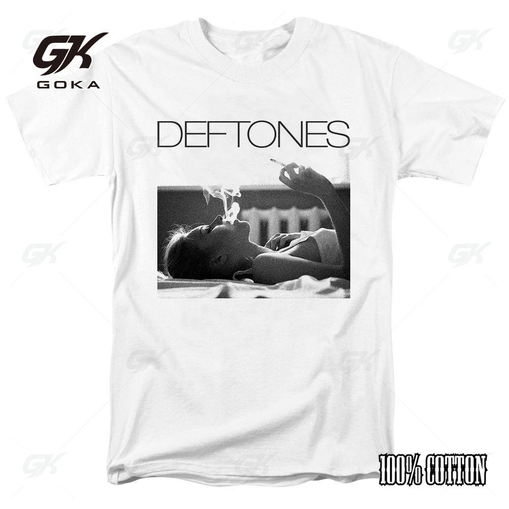 Deftones Cotton Singer Band T Shirt Men Women Hip Hop Rock Tee Fashion Short Sleeve T Shirt Summer Clothes T-shirts Tops
