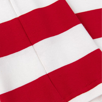 Red and White Striped Shirt Mens Halloween Chritmas Read Across America Day Top Adult Summer Casual Daily Novelty Fashion Tee