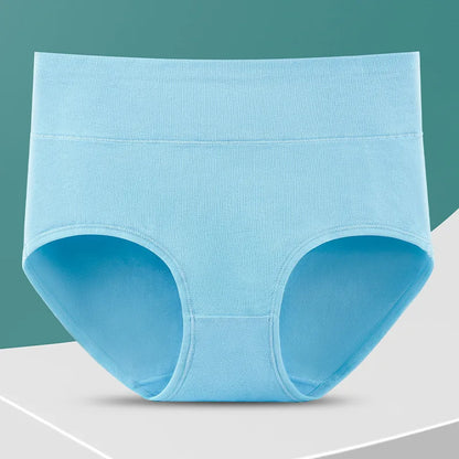 New 4Pcs/Lot High Waist Panties Women Underwear Plus Size Cotton Briefs Girls Shapers Abdominal Underpants Female Sexy Lingeries