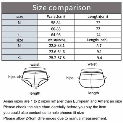3PCS Women Summer Panties Sexy Lingerie Ice Silk Quick Drying Briefs Female Seamless Solid Color Underpants Cool Panties