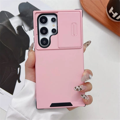 Slide Camera Lens Protection Case For Samsung S26 S25 Ultra S24 S23 FE S22 S21 Note 20 Plus A56 A36 A16 A55 A15 Shockproof Cover