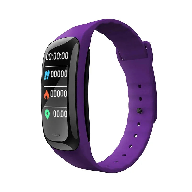 Lenovo Smart Bracelet C1 Plus Bluetooth Fitness Tracker Sports Step Counting Heart Rate Blood Pressure Monitor Waterproof Unisex