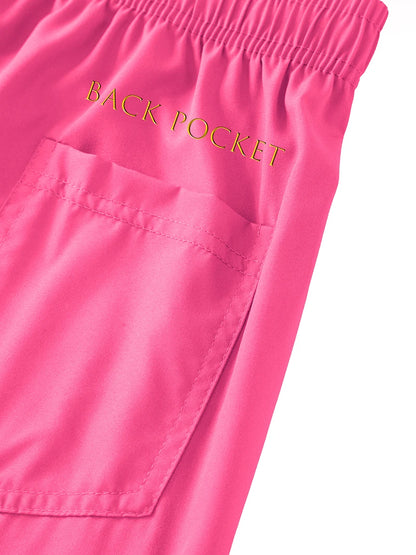 Women's Summer Vacation Beach Shorts Casual Quick Dry Board Shorts with Split Hem Beachwear Swimwear Swimsuit Bathing Suit