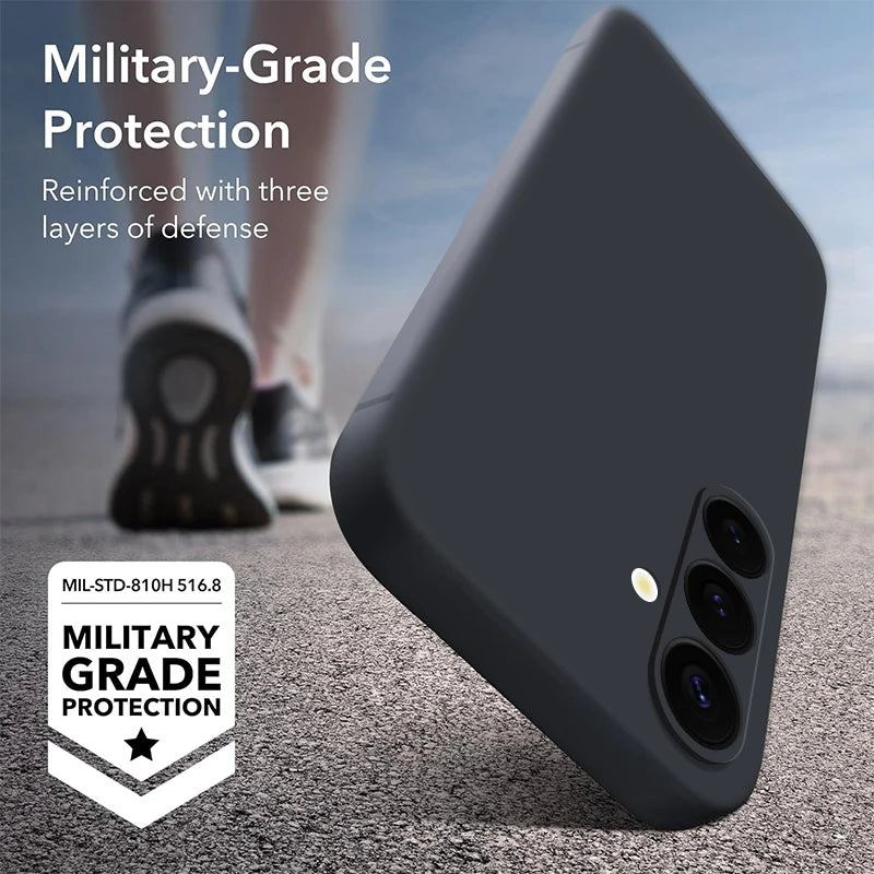 For Samsung Galaxy S26 S24 S23 S22 S21 S25 Ultra Plus S25 S24 S23 FE Case Luxury Magnetic For Magsafe Wireless Charge Soft Cover