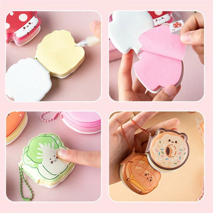 Cartoon Sticky Notes - Soft Silicone Memo Pad Planner Sticker