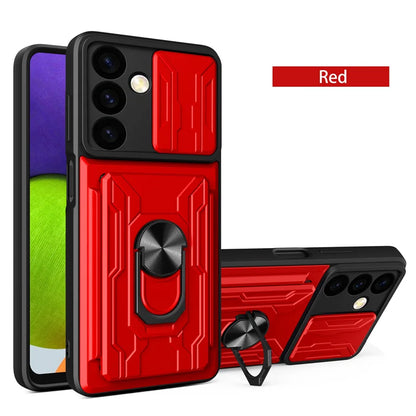 Case For Samsung Galaxy S26 S25 S24 S23 S20 S21 S22 Ultra Plus FE Note 20 Ultra Cover Grade Card Slot Armor Fundas Coque