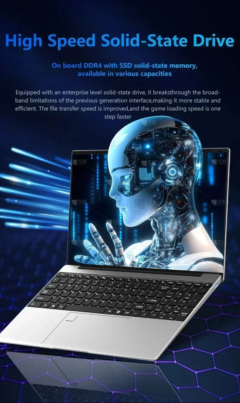 Intel Core i9 10980HK 15.6 Inch Gaming Laptop 32GB RAM 2TB SSD Fingerprint Unlock WiFi 6 4K Ultrabook Pro Max Speed