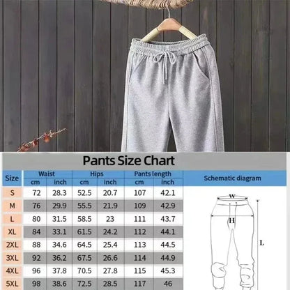 Heavy Duty Sweatpants for Men's Spring and Autumn 2025 New Trend Loose Straight Drawstring Casual Sports Pants