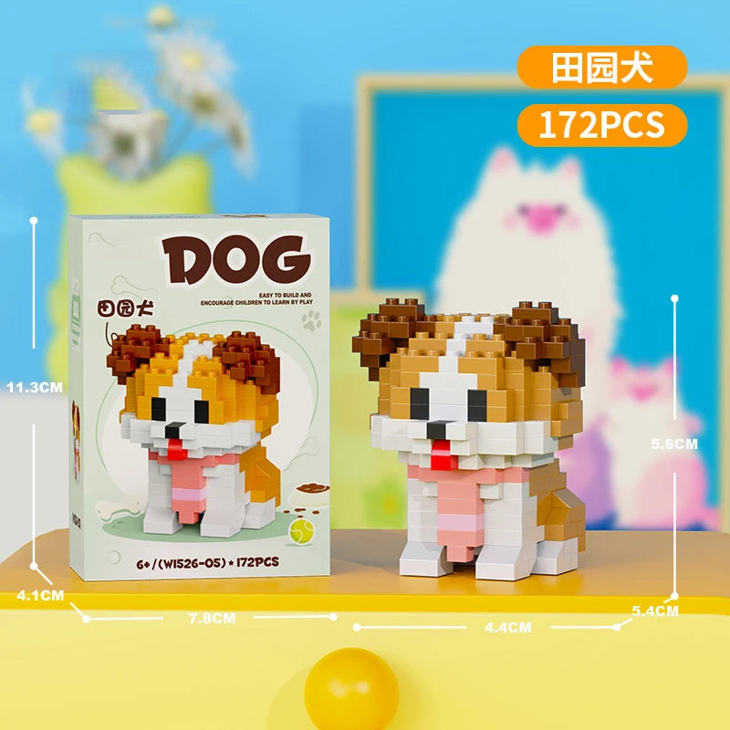 Micro Building Blocks - Creative Animal Brick Set | DIY Mini Construction Toys Kit