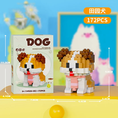 Micro Building Blocks - Creative Animal Brick Set | DIY Mini Construction Toys Kit