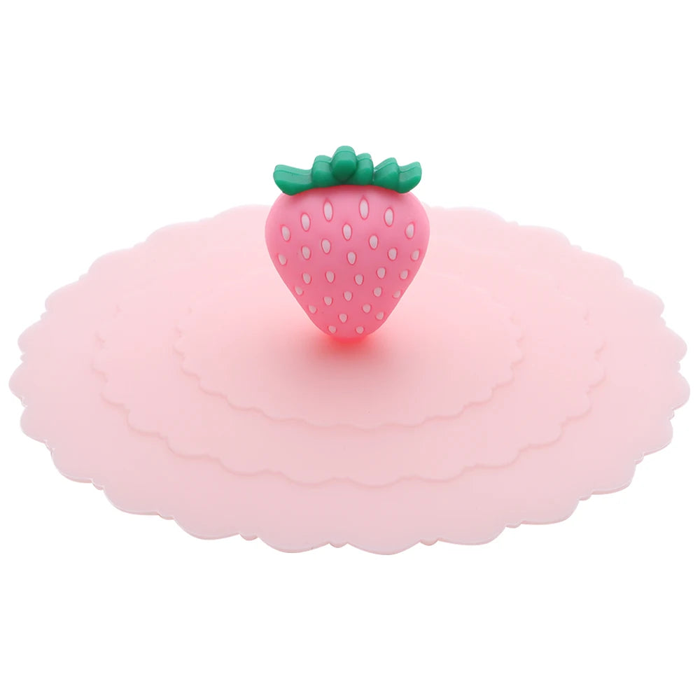 Silicone Cup Lids – Cute 10cm Leakproof Heat-Resistant Mug Covers