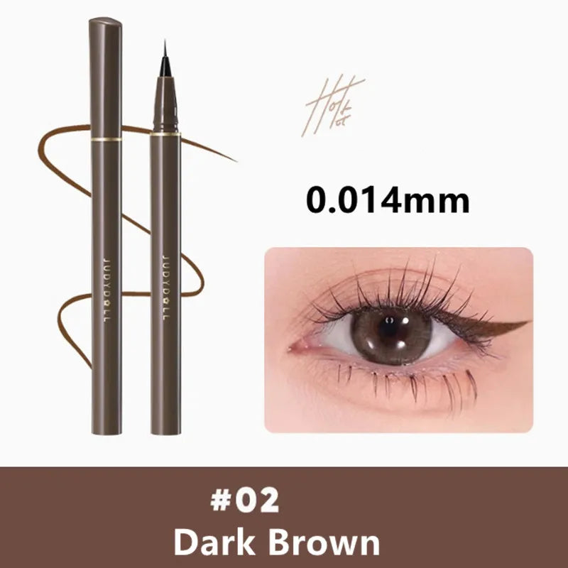 Liquid Eyeliner Pen - Waterproof Matte Eye Pencil With Fine Tip, Quick Dry & Smudge Proof