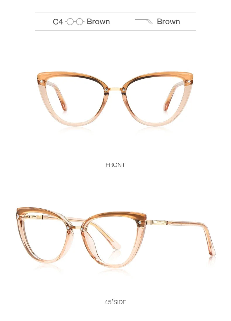 Cat Eye Reading Glasses – Women's Fashion Eyewear With Blue Light Protection