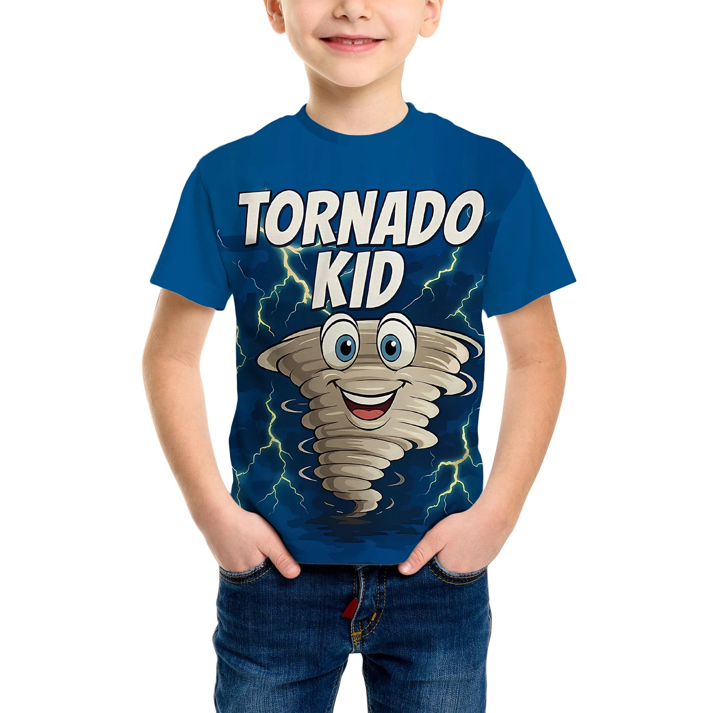 3D Pattern Printing Fashion T-Shirt  Element Printing Summer New Boy Personalized Cool Tops Kids Funny T Shirt