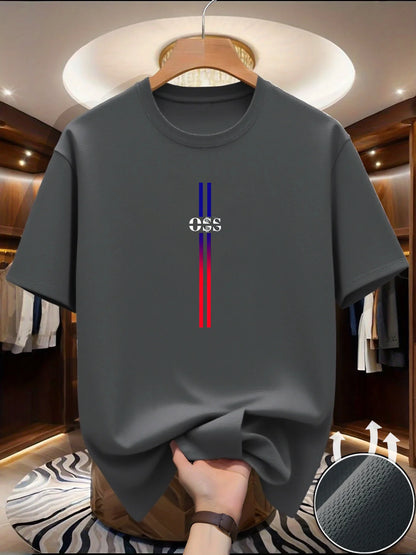 Men's Quick-Dry Running T-Shirt – Breathable Round-Neck Top
