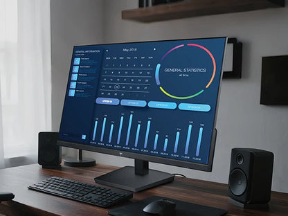 27 Inch Computer Monitor - QHD Display | IPS Panel Monitor | 120Hz Refresh Rate