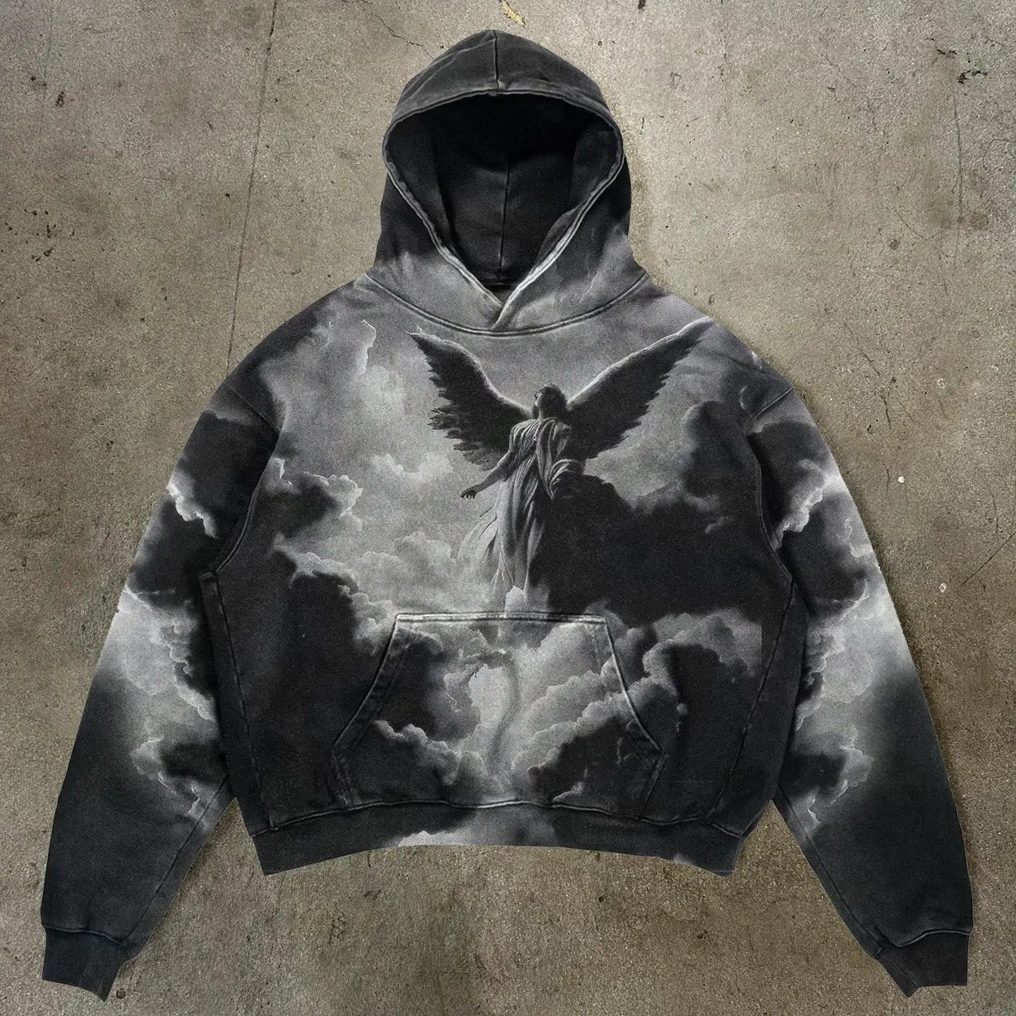 Cotton New Rock Men's Hooded Sweatshirt Spring Autumn With Pockets No Brand Simple Male Hoodie Welcome Deal In Funny Luxury Tops