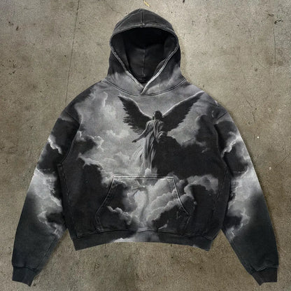 Cotton New Rock Men's Hooded Sweatshirt Spring Autumn With Pockets No Brand Simple Male Hoodie Welcome Deal In Funny Luxury Tops