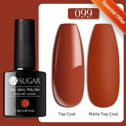 Nude Crystal Rubber Base Gel - 7ml Semi-Permanent Soak Off UV LED Nail Varnish