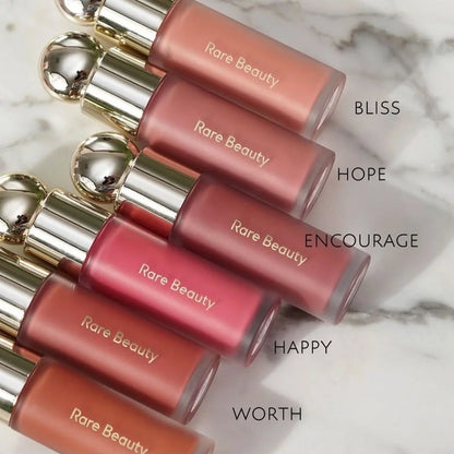 Rare Beauty Happy Joy Lucky Love Liquid Blush Silky and Glide On Smooth Long Lasting Plump Seamless Dewy Women Cosmetic Makeup