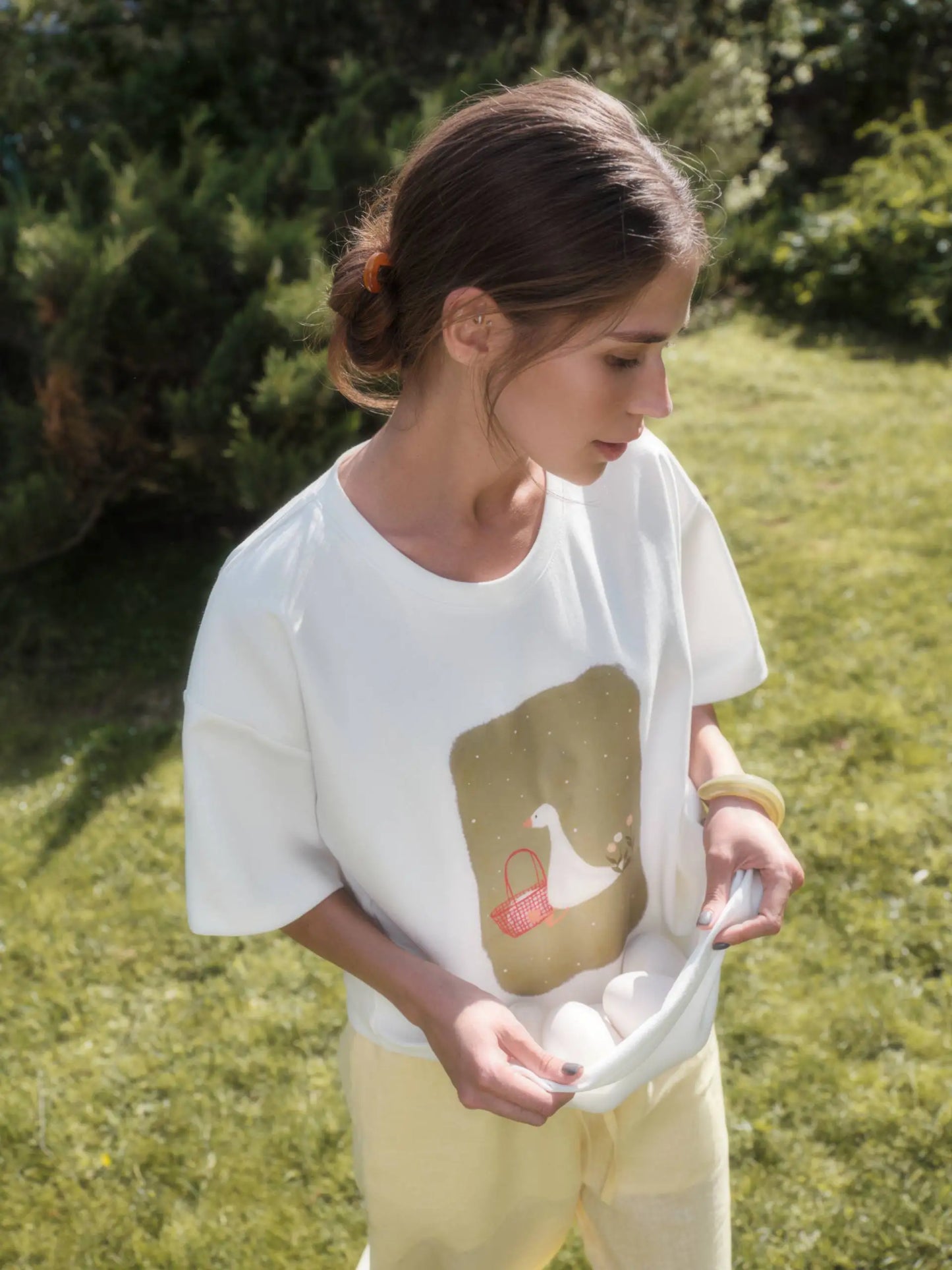 Women's Printed Cotton T-Shirt – Vintage Hip-Hop Loose Top
