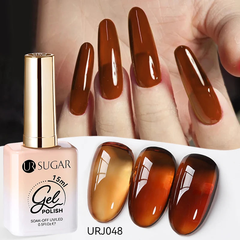 Jelly Gel Polish - Eco Friendly Semi Permanent UV LED Nail Polish for Salon Use