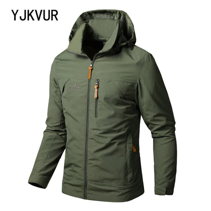 Men's Windproof Jacket – Breathable Cycling Jacket With Hooded Collar | Outdoor Gear
