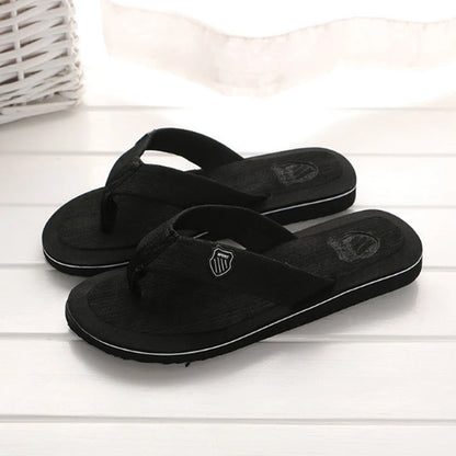 Casual Slippers For Men Flip Flops Beach Sandals Summer Non-Slip Flat Slides Men Slippers Indoor House Shoes Man Male Slipper