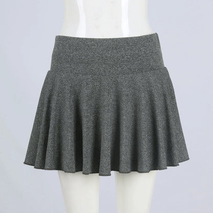 Women's High Waisted Tennis Mini Skirt Tennis Yoga Golf Sports Belt Safety Pants Pocket Comfortable And Breathable Sports Skirt