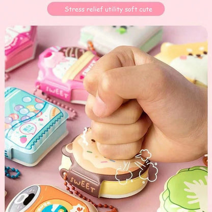Cartoon Sticky Notes - Soft Silicone Memo Pad Planner Sticker