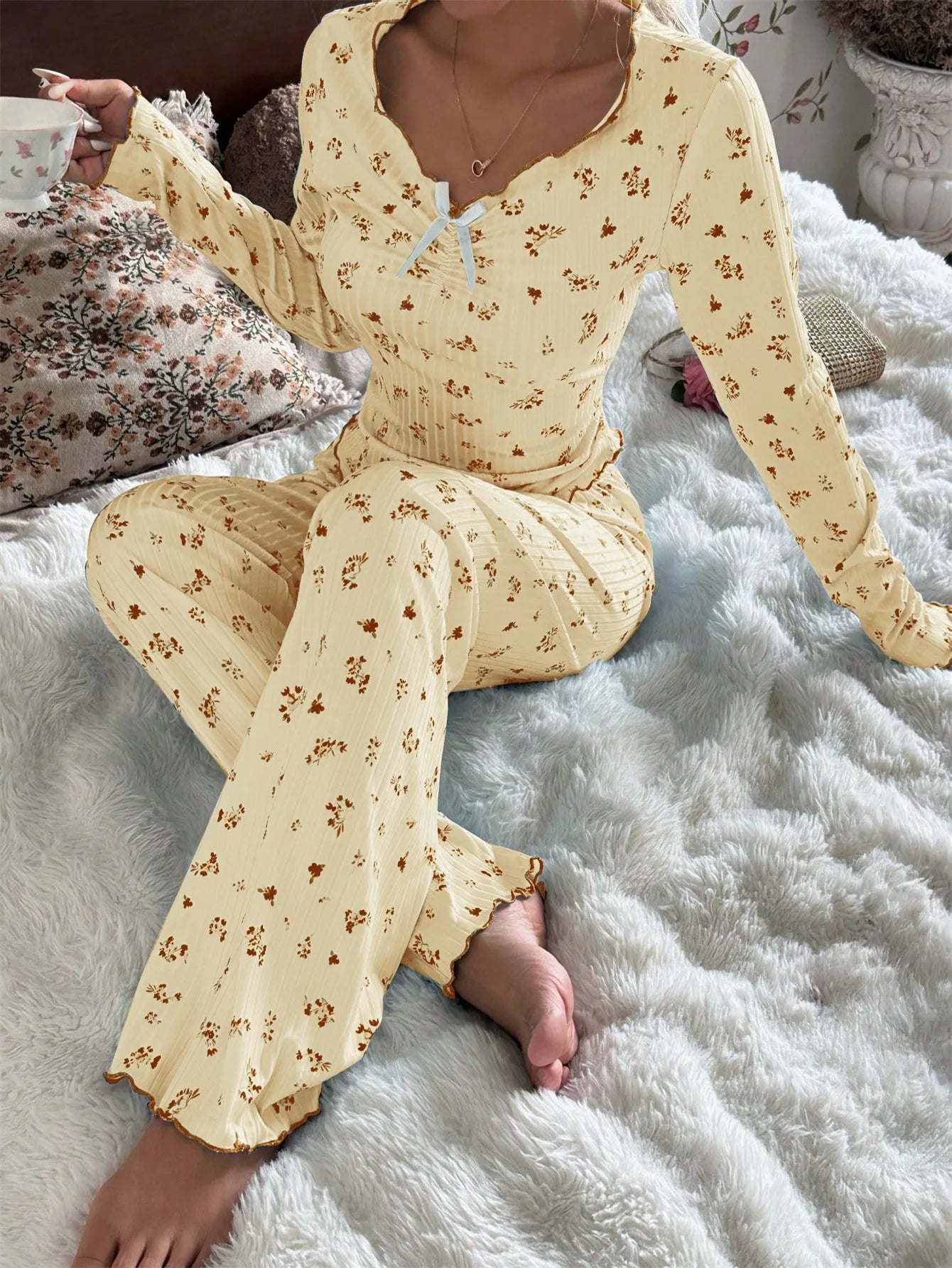 Pyjama Woman Pajamas Set Nightgown Women Sleepwear Women's Spring Suit Pajama Sets Woman Pyjamas Pyjama Femme Ensemble Nightie