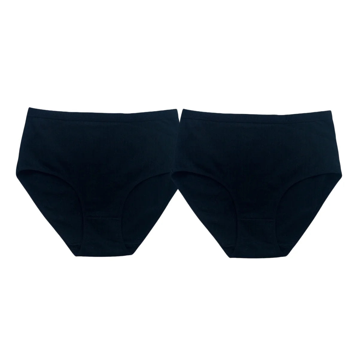 2Pcs/Set Women High Waist Cotton Panties Soft Stretch Tummy Control Ladies Rib Knit Underwear Sexy Lingerie Comfort Briefs S-XXL