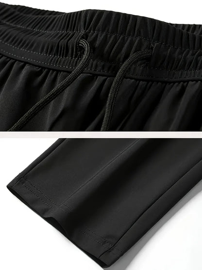 Quick Drying Sweatpants - Breathable Running Pants With Elastic Waistband Joggers