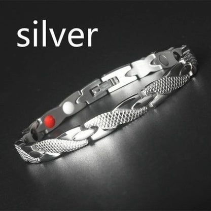 New Dragon Pattern Twisted Healthy Magnetic Magnet Bracelet for Women Power Therapy Magnets Bracelets Bangles for Women Men