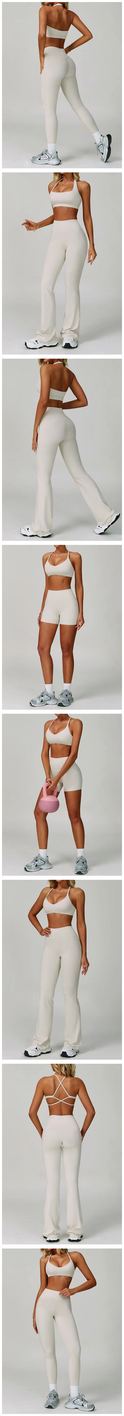 Yoga Set Women's Sportswear Yoga Suit Sports Top High Waist Leggings Two Piece Workout Clothes Fitness Gym Sets Athletic Wear