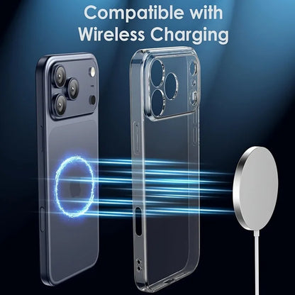Ultra Thin Clear Phone Case For iPhone 17 16 Pro Max 17Pro Soft Silicone Transparent Cases For iPhone 15 14 13 17 Pro Max Cover