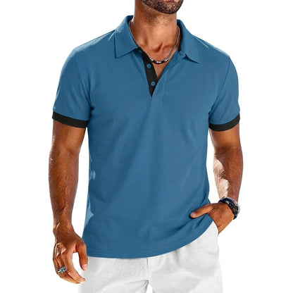 Men's Polo Shirt – Lightweight Breathable Lapel Sports Tee
