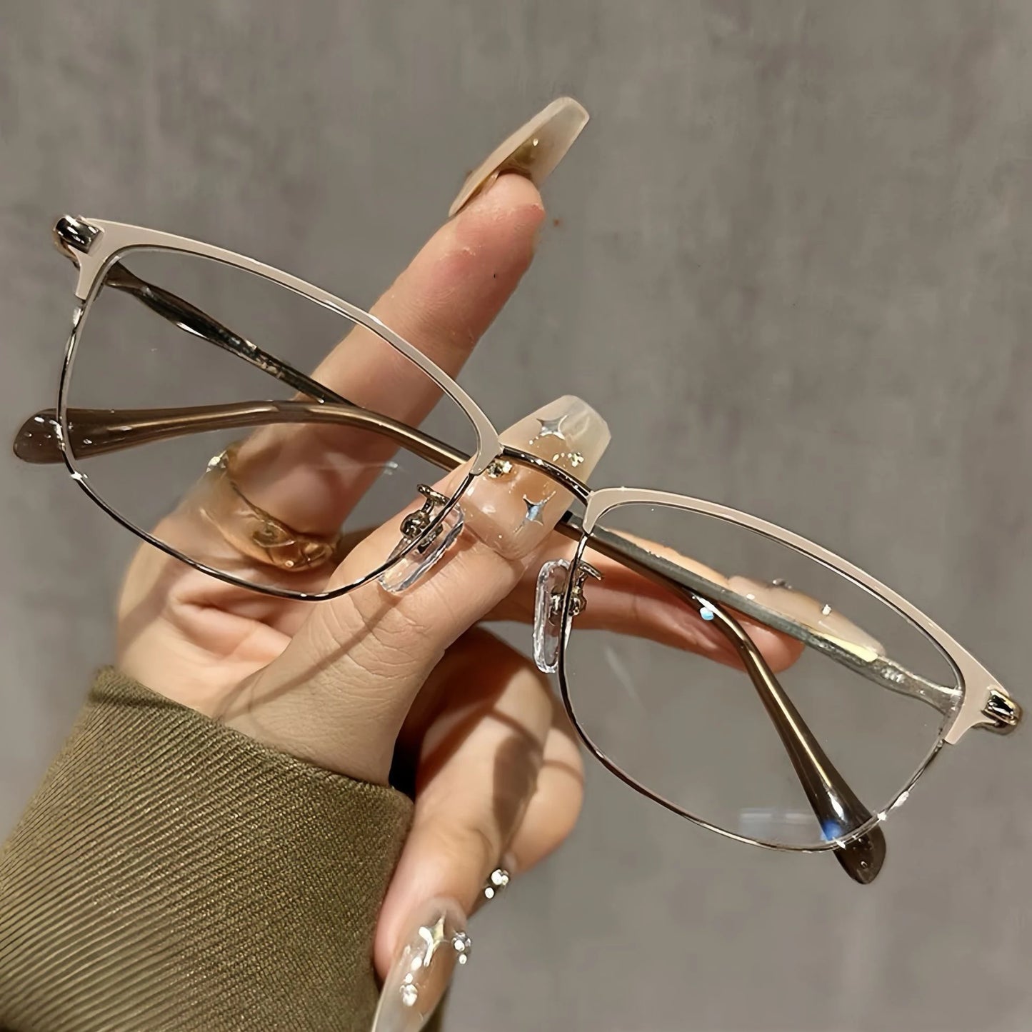 Reading Glasses - Classic Retro Eyeglasses with Blue Light Polycarbonate Lenses