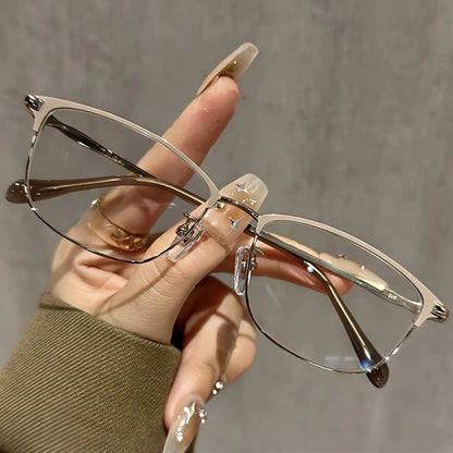 Reading Glasses - Classic Retro Eyeglasses with Blue Light Polycarbonate Lenses