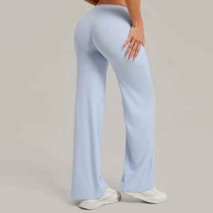 Women Yoga Pants – Soft Stretchy Fabric Full Length Leggings With Elastic Waist