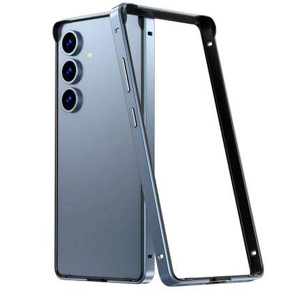 Hybrid Silicone Frame Aluminum Metal Phone Case for Samsung Galaxy S26 S25 Ultra S24 Plus Better Heat Bumper