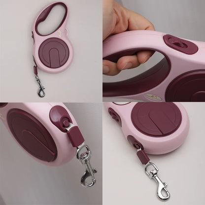 5m Dog Leash Strong Nylon Retractable Roulette Collar For Small Medium Large Dogs Cats Automatic Retractable Durable Pet Supplie