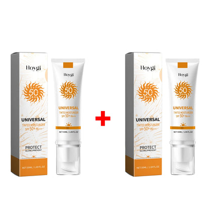 All in One Spf50 Sunscreen Brightening Foundation Cream Cover Anti UV Face Moisturizer Isolation Bleaching Sunscreen Lotion 50ml