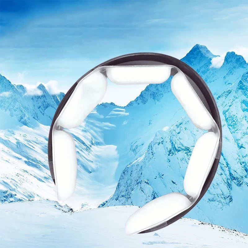 Reusable Neck Cooling Tube Ring – Ice Cushion for Jogging & Fishing