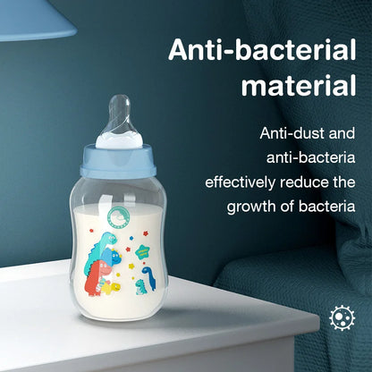 MAMIJOY 2PCS 150/240ML Baby Bottle Milk Bottle Anti-drop Heat-resistant Newborn Bottle Newborn Feeding Supplies BPAFREE BB01/02