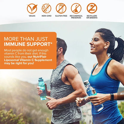 Daitea Vitamin C Complex Liposomal Capsules - 1600 mg Lecithin Collagen Formation - Antioxidant, Energy